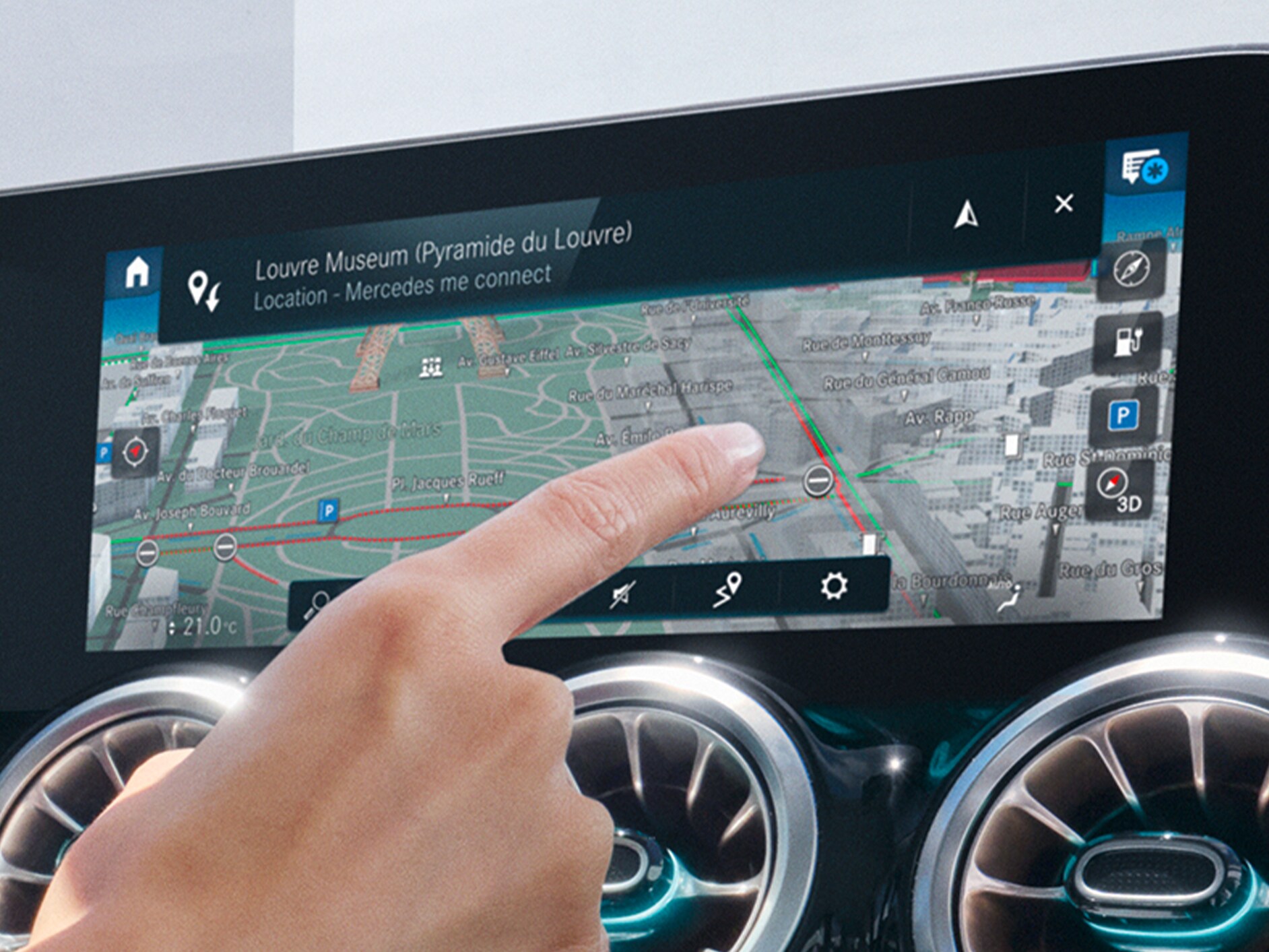 The Global Search as part of the Standard Equipment of the Digital Extras of Mercedes-Benz.