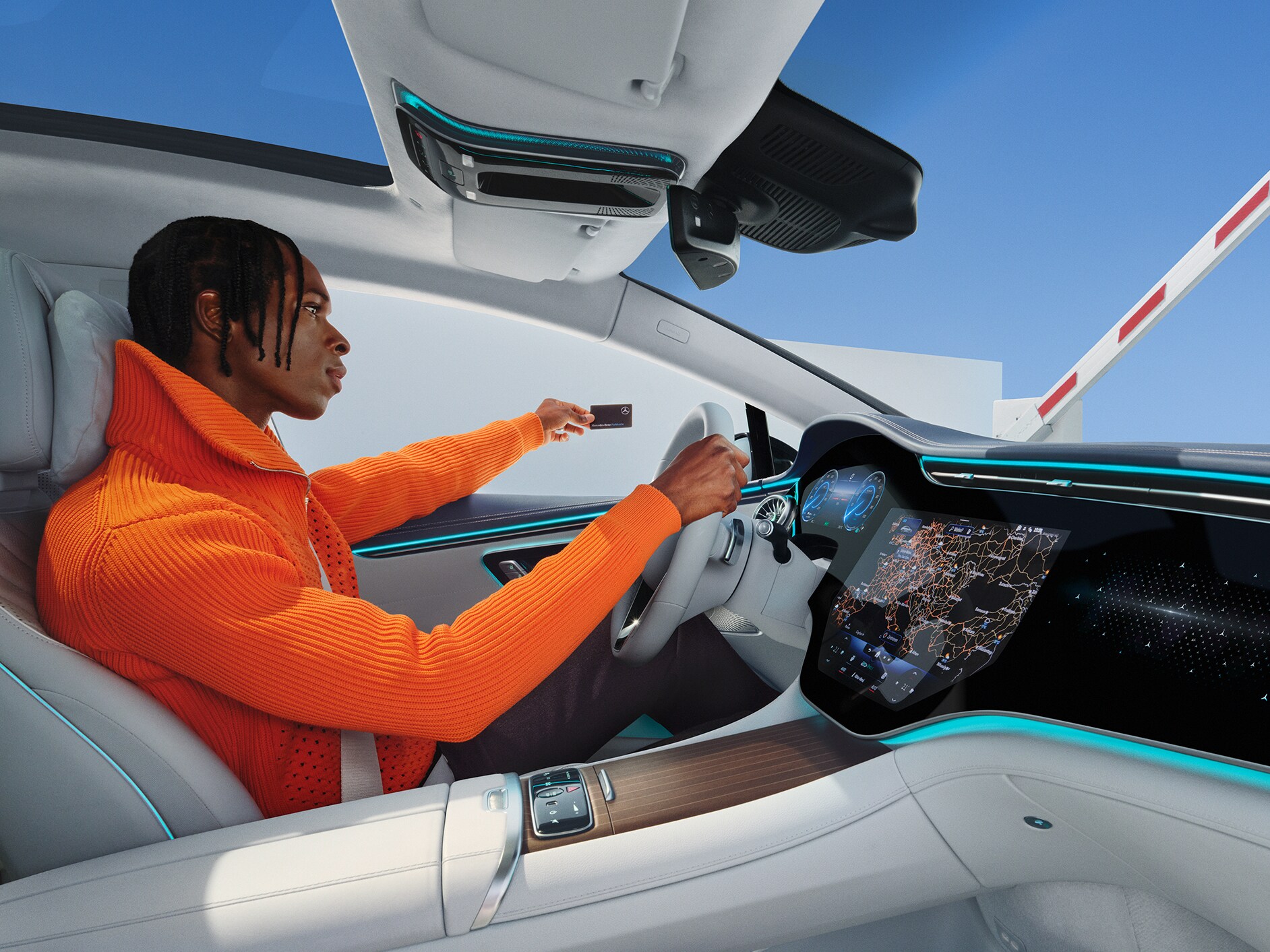 Parking for App as part of the Standard Equipment of the Digital Extras of Mercedes-Benz.