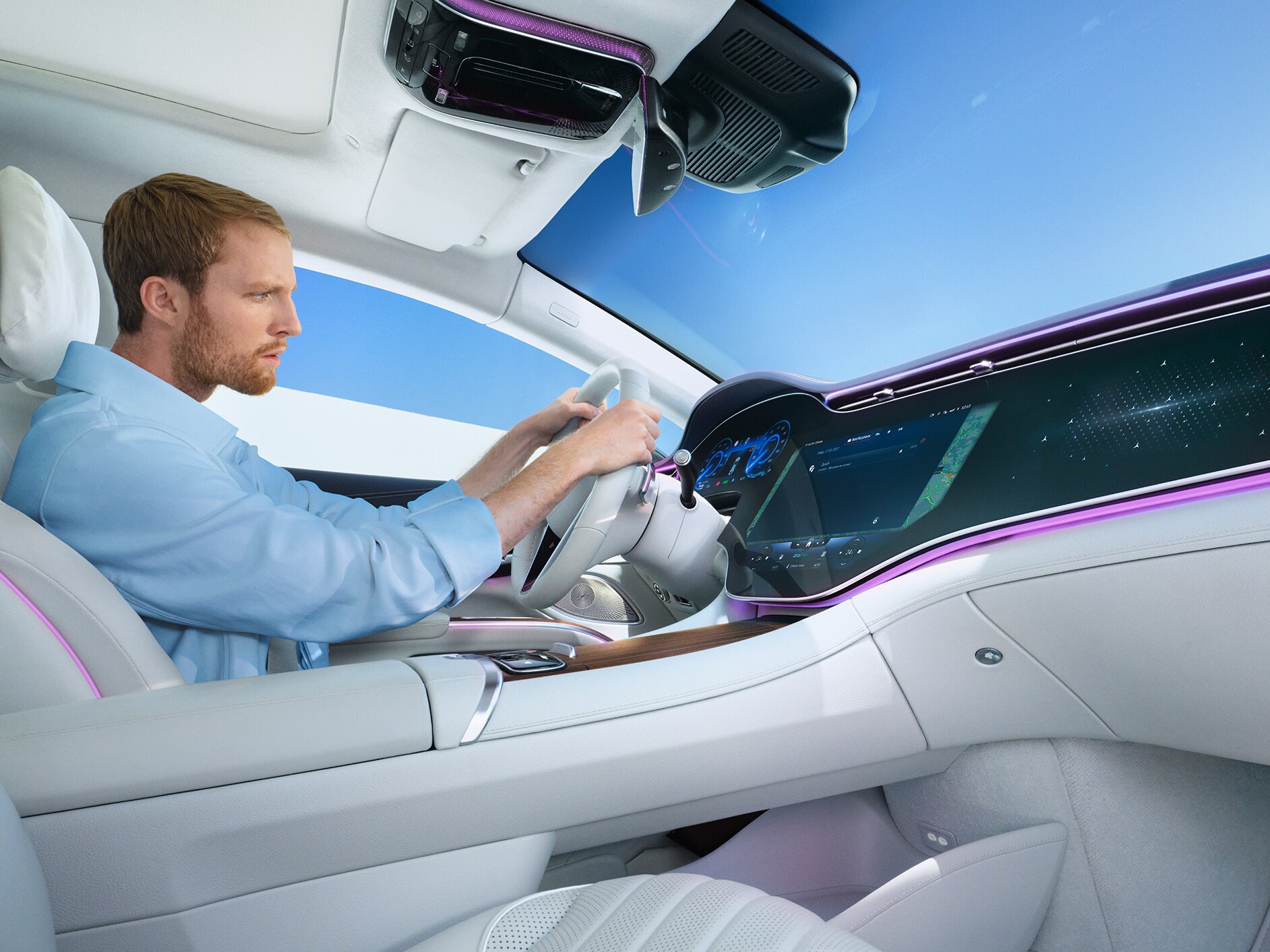 Ứng dụng Mercedes-Benz Service trong xe Mercedes-Benz.