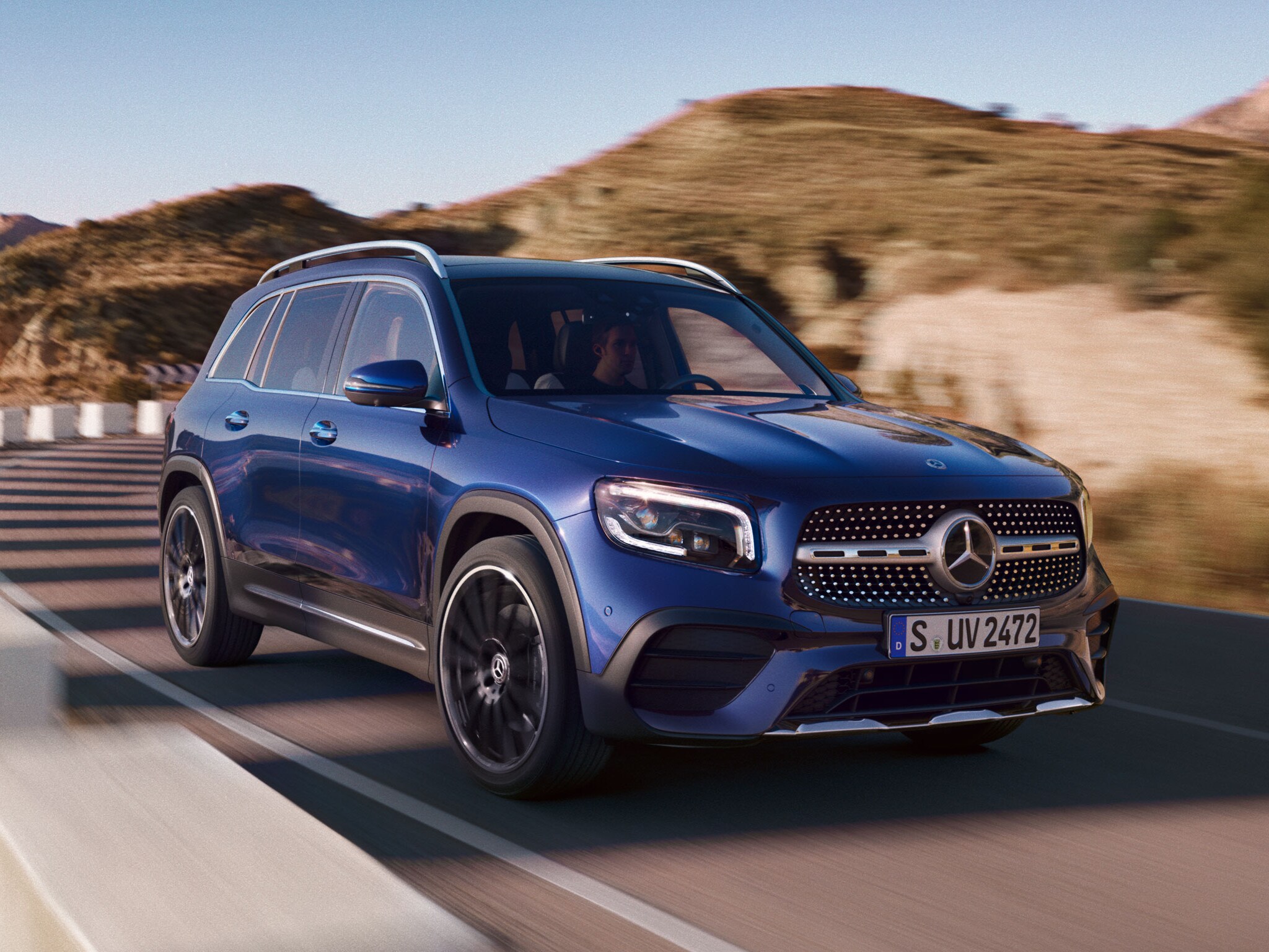 The GLB SUV gives you more room for new things.