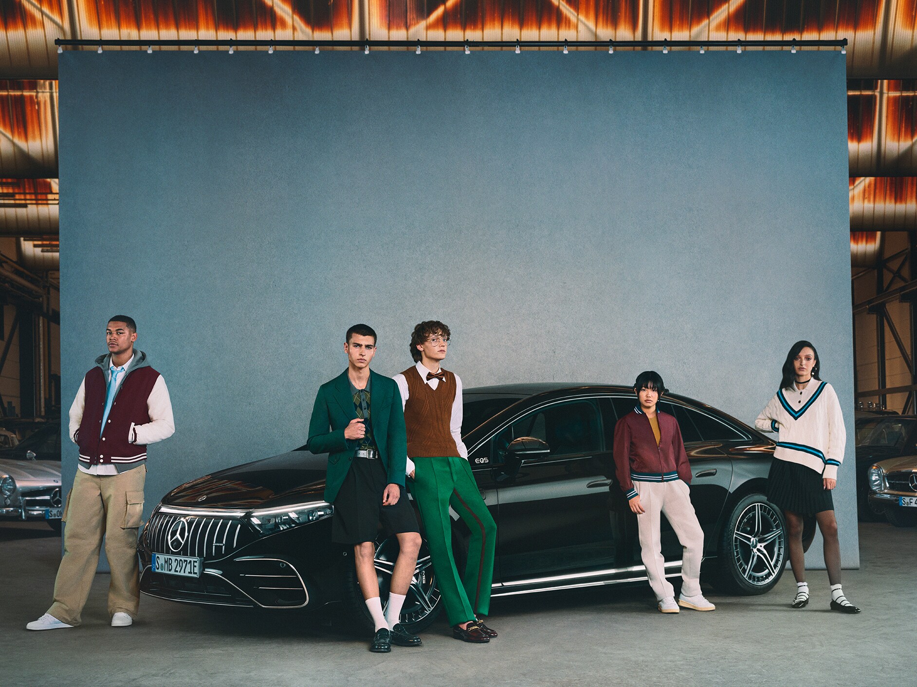 Xe EQS của Mercedes-Benz.