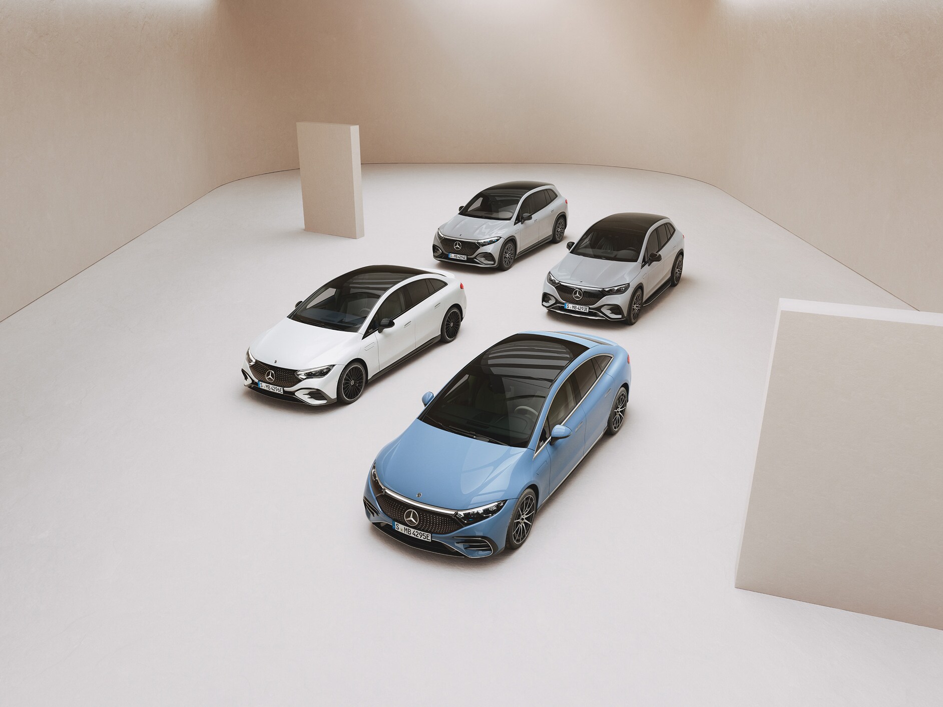 The Electric car offers by Mercedes-Benz.