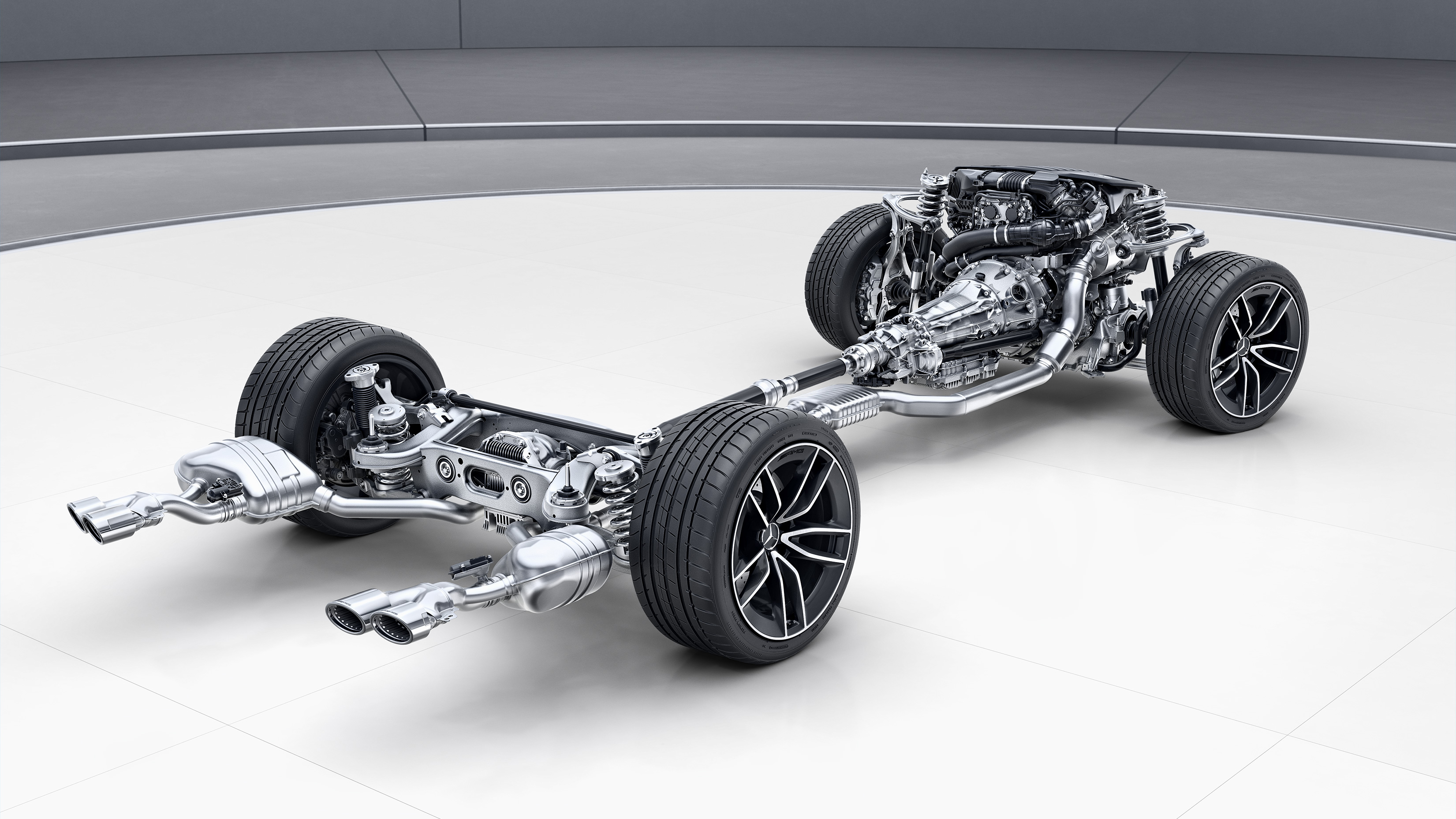 Hiệu suất | GT Coupé 4 cửa | Mercedes-AMG Một mô típ công nghệ của mẫu xe Mercedes-AMG GT Coupé 4 cửa.