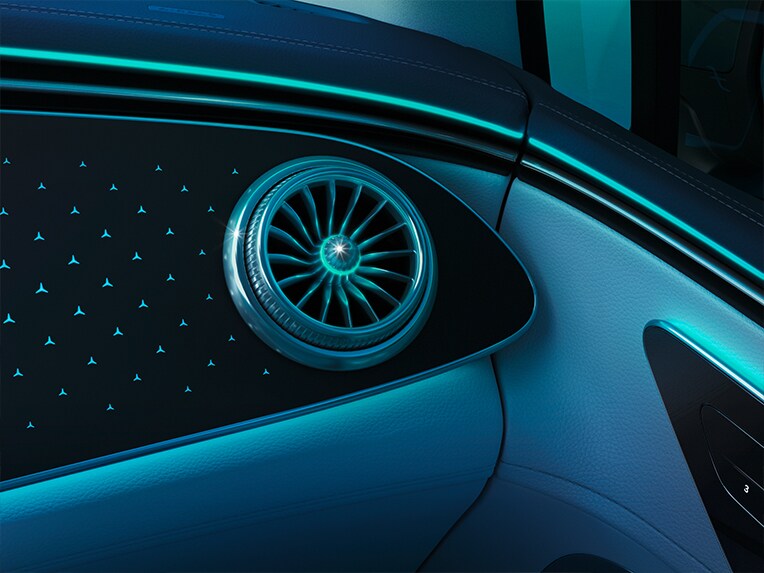 ENERGIZING AIR CONTROL Plus with HEPA filter in the new EQE SUV from Mercedes-EQ.