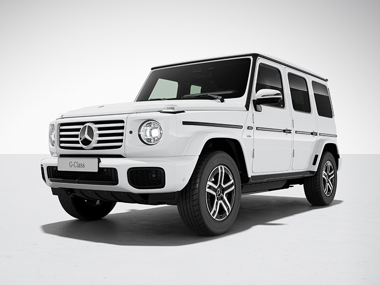 The Mercedes-Benz all-electric G-Class with standard equipment.