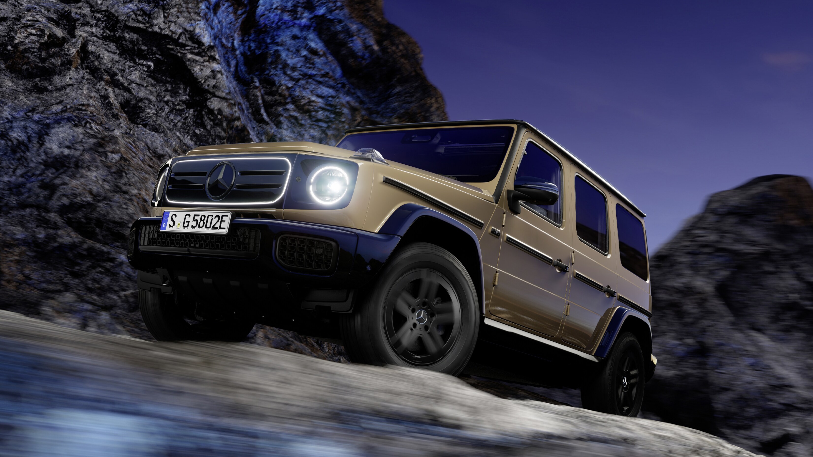 Điểm nổi bật về offroad của xe G-Class thuần điện từ Mercedes-Benz.