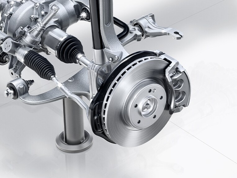 The AGILITY CONTROL suspension of the Mercedes-Benz G-Class.
