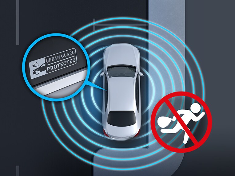 How GUARD 360° vehicle protection Plus works in the Mercedes-Benz G-Class.