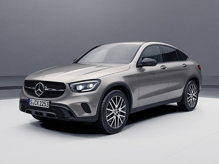The GLC Coupé from Mercedes-Benz with standard equipment.