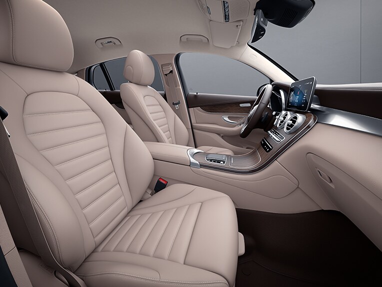 The EXCLUSIVE interior of the Mercedes-Benz GLC Coupé.