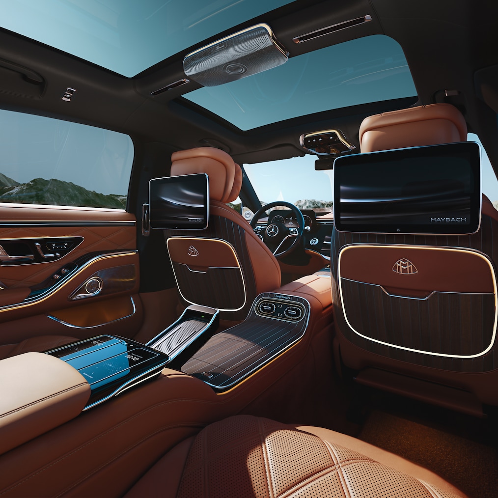 Nội thất Exclusive của xe Mercedes-Maybach S-Class mới.