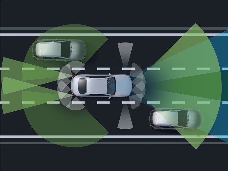 The Assistance Package is an intelligent combination of assistance systems which take the strain off you while driving and make driving safer.