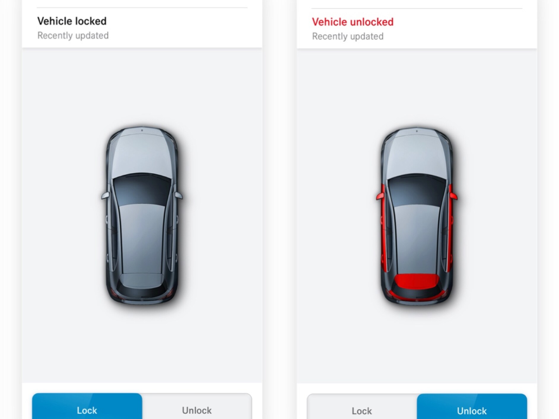 Trên smartphone, bạn có thể thấy nhiều màn hình xuất hiện khi tính năng bổ sung kỹ thuật số Khóa và mở khóa cửa từ xa xác định rằng không phải tất cả các cửa đều được khóa.