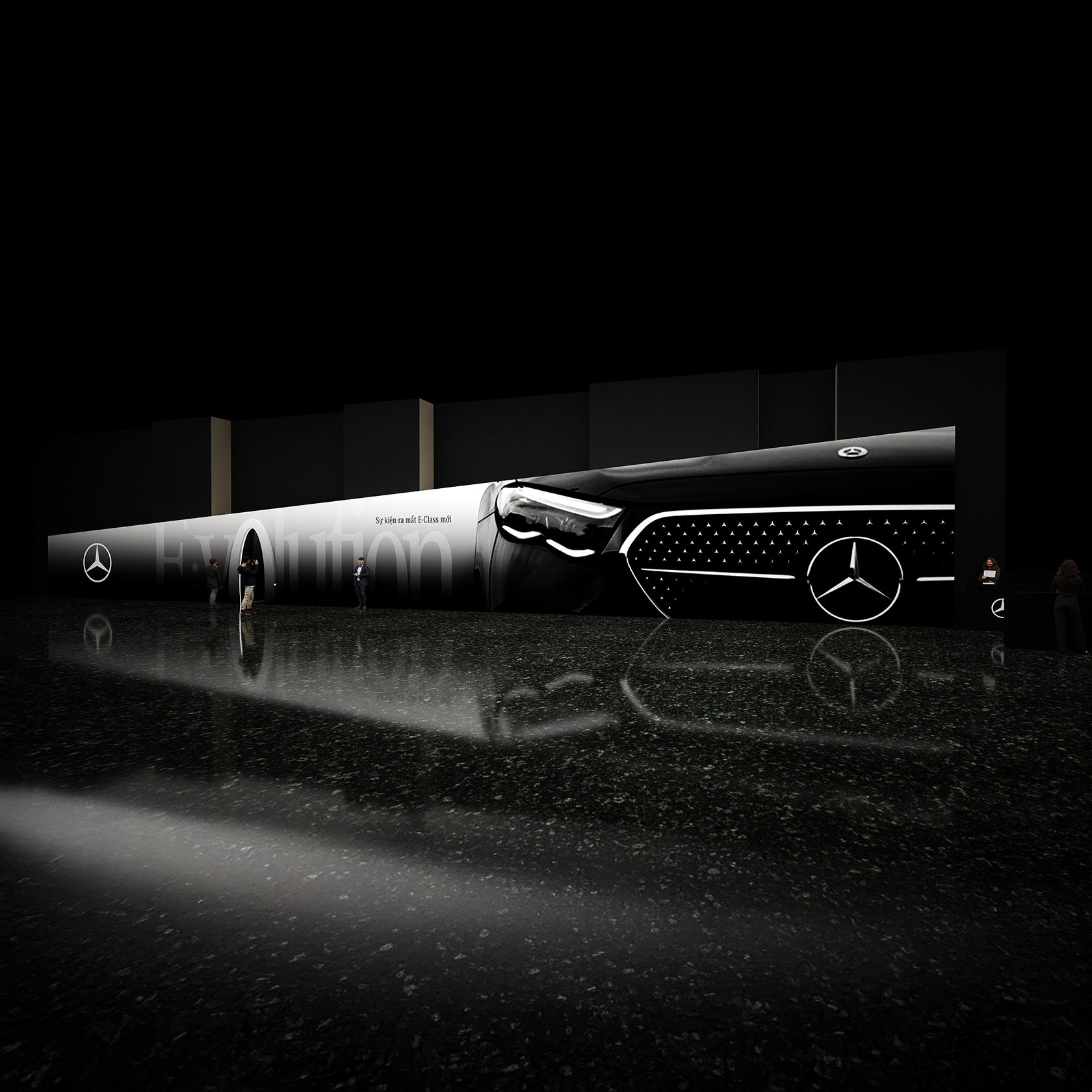 E:volution - E-Class x Lacquuer x Harper’s Bazaar Buổi diễn dành cho khách mời tại sự kiện ra mắt E-Class