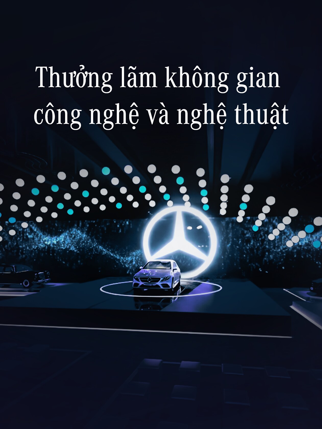 Không gian sự kiện ra mắt Mercedes-Benz E-Class