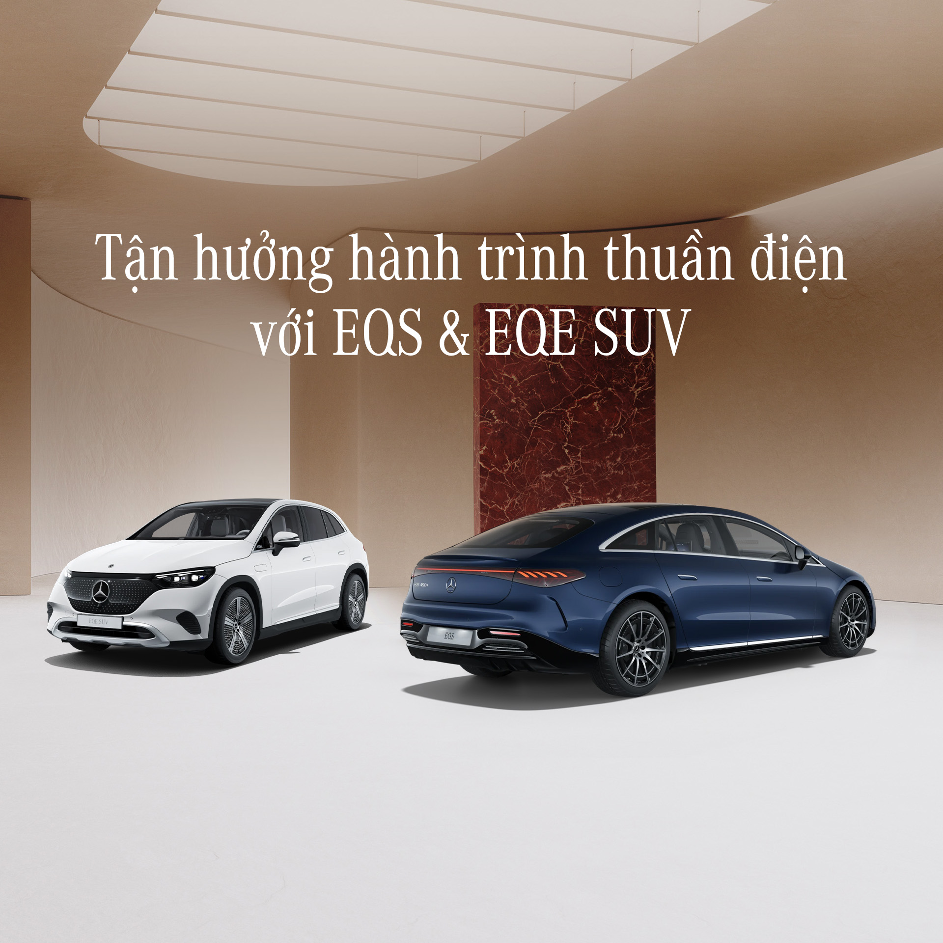 Xe điện EQ từ Mercedes-Benz Gói ưu đãi tháng 7 & 8 dành cho EQE SUV và EQS sedan