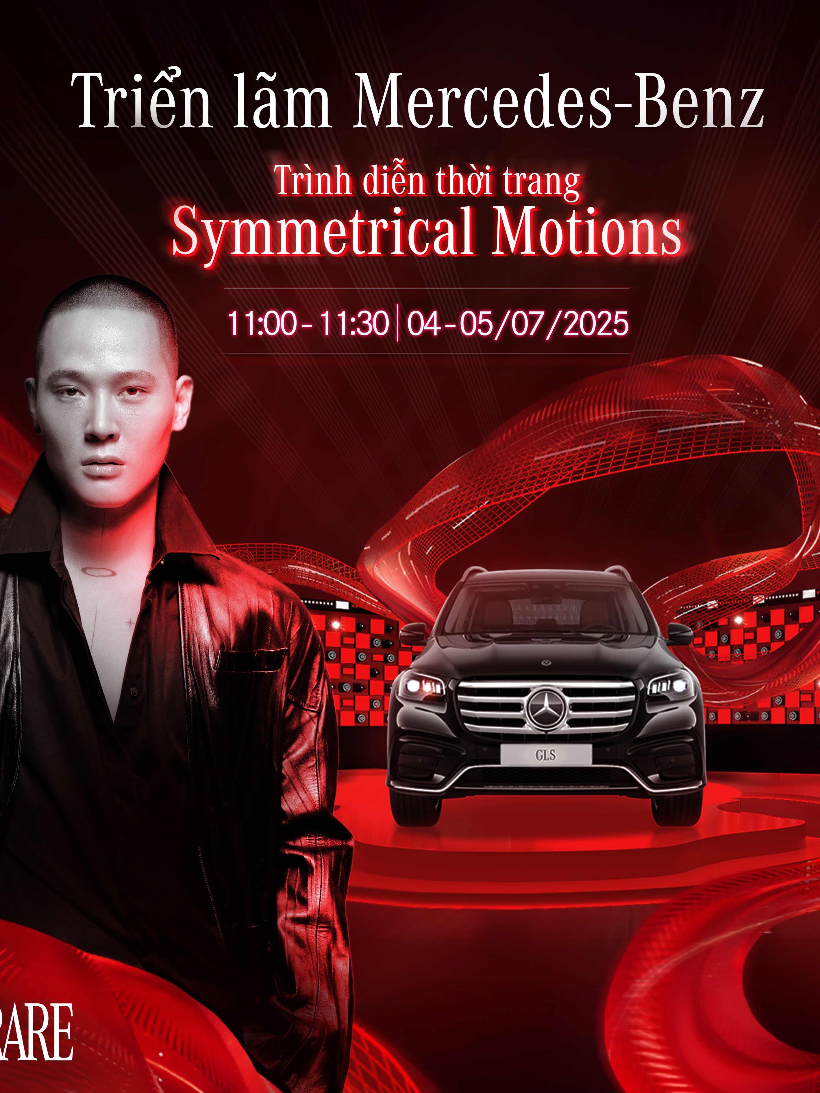 Buổi trình diễn thời trang Cường Đàm hợp tác với Mercedes-Benz