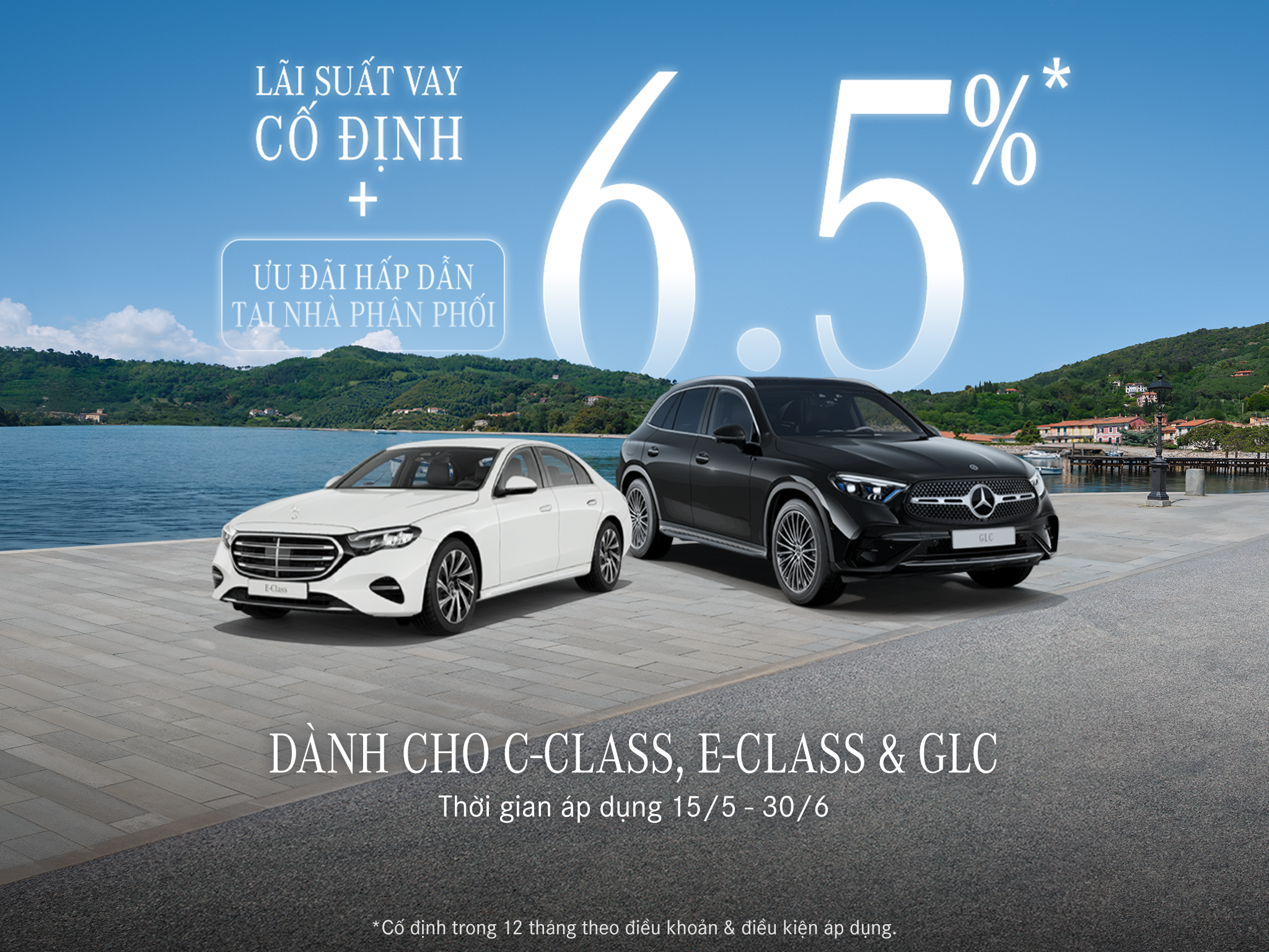 Mercedes-Benz E-Class và Mercedes-Benz GLC Chương trình lãi suất ưu đãi dành riêng cho Khách hàng Mercedes-Benz