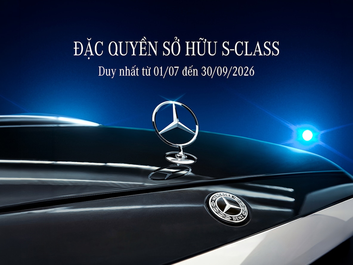Xe Mercedes-Benz S-Class Saloon dài nhìn từ bên hông.