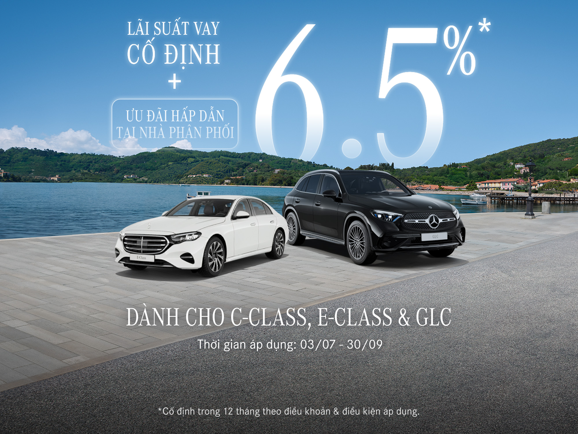 Mercedes-Benz E-Class và Mercedes-Benz GLC Chương trình lãi suất ưu đãi dành riêng cho Khách hàng Mercedes-Benz