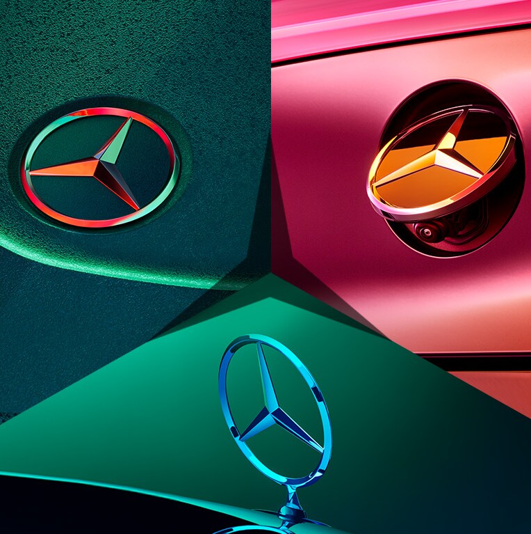 Mercedes-Benz logo of 3 pointed star
