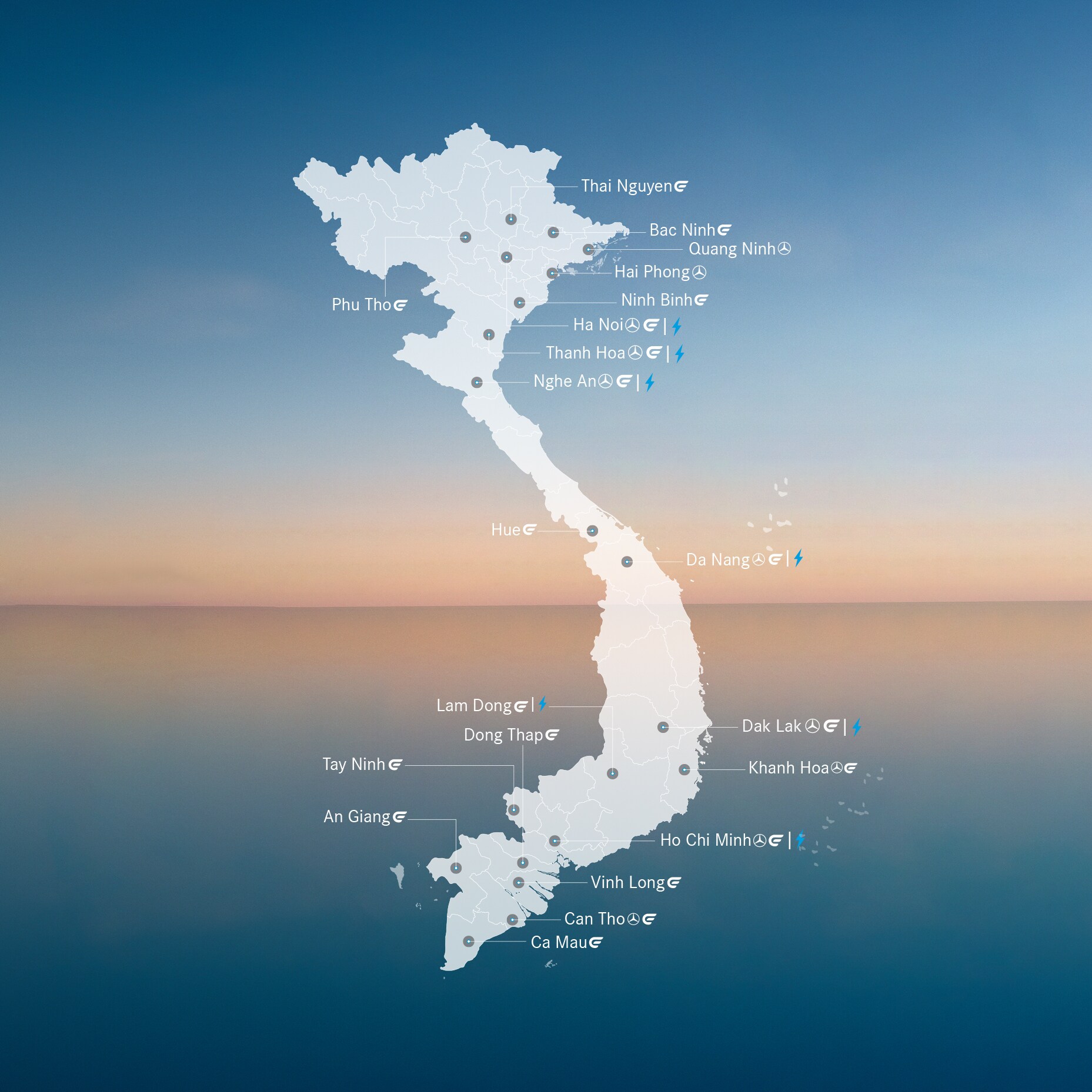 Mercedes Benz electric charging network