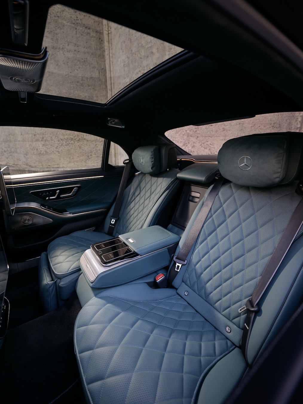 Rear seats on S 580 e