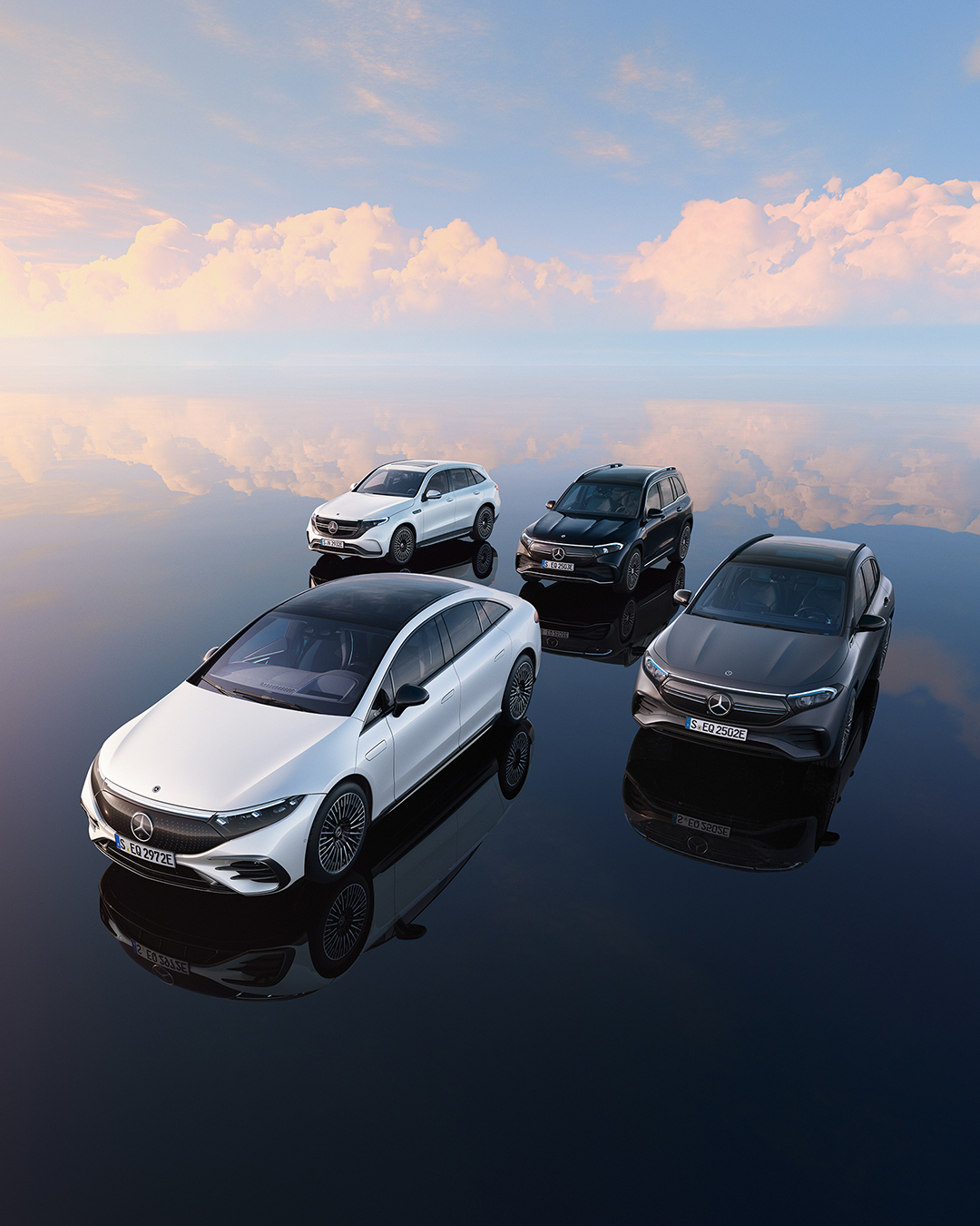 All-electric vehicles by Mercedes-Benz