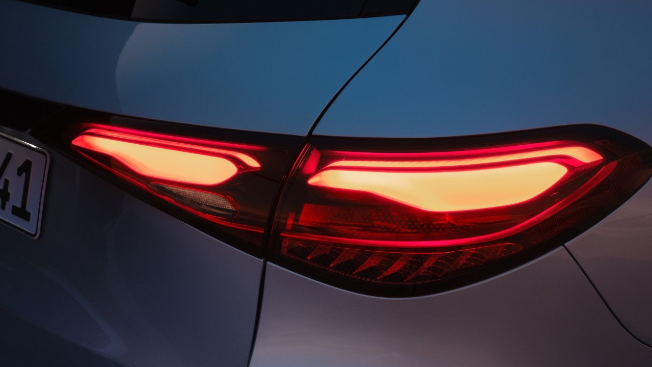 New LED rear lights on Mercedes-Benz GLC SUV